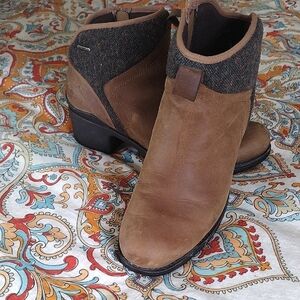 Merrell Brown Leather Ankle Boots 10.5